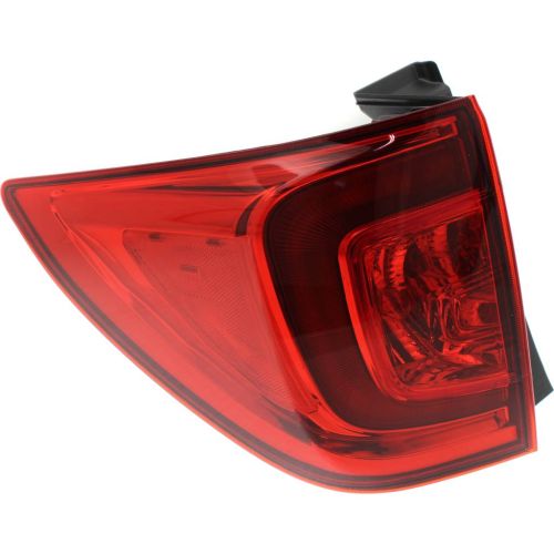 HONDA PILOT TAIL LAMP ASSEMBLY LEFT (Driver Side) (OUTER) **CAPA** OEM#33550TG7A01 2016-2018 PL#HO2804107C