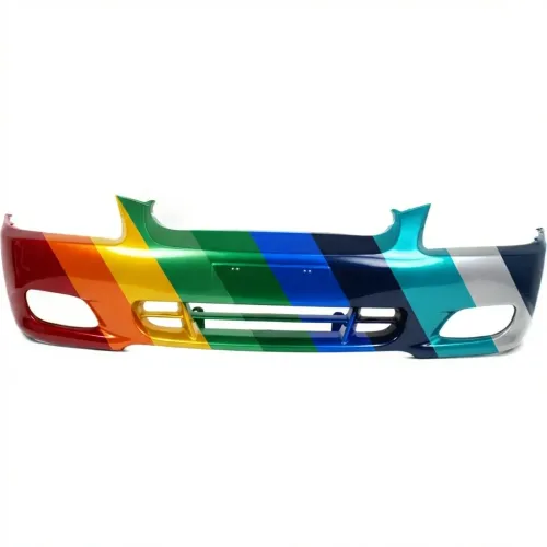 HYUNDAI ACCENT  (EXC 06 SEDAN) FRONT BUMPER COVER PRIMED (W/FOG)(SD) OEM#8651025010 2000-2002 PL#HY1000134