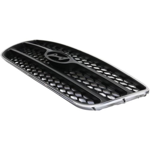 HYUNDAI SANTA FE GRILLE CHR/SLV-BLK (GLS/GL/SE) **CAPA** OEM#865602B010 2007-2009 PL#HY1200146C