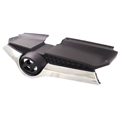 HYUNDAI VELOSTER  GRILLE CHROME/DK-GRAY (WO/TURBO) OEM#863502V100 2012-2017 PL#HY1200170