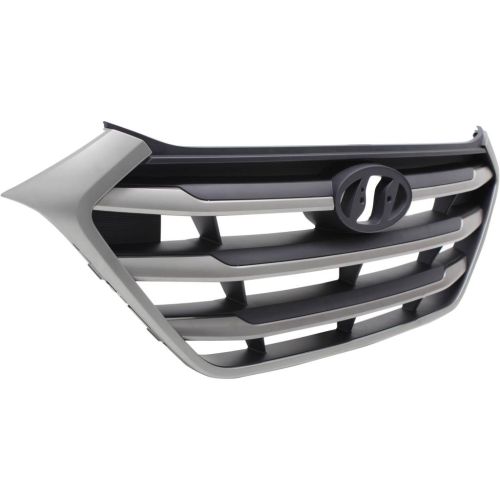 HYUNDAI TUCSON  GRILLE SILVER/BLACK BAR W/SILVER FRAME(To 5-16-16)**CAPA** OEM#86350D3000RAM 2016-2017 PL#HY1200189C