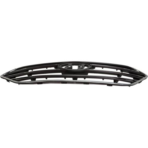 HYUNDAI SANTA FE SPORT (2.0/2.4L) GRILLE GRAY (W/SMOKED CHROME MLDG)(WO/CAMERA) OEM#863514Z500 2017-2018 PL#HY1200201