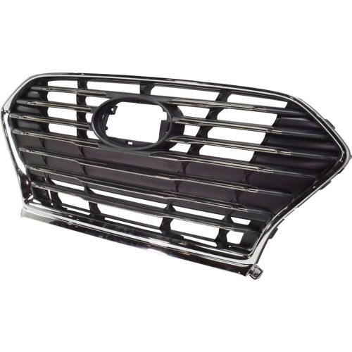 HYUNDAI SONATA  GRILLE (W/INTELLIGENT CRUISE CNTRL)(STD BMP) OEM#86350C2AB0 2018-2019 PL#HY1200217