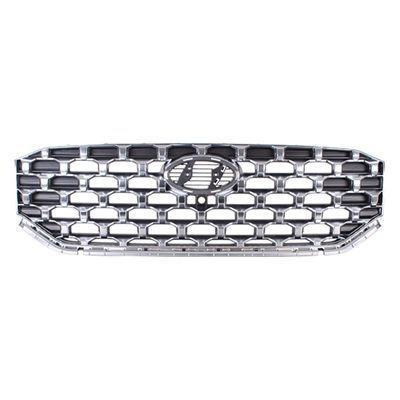 HYUNDAI SANTA FE HYBRID/HYBRID PLUG-IN GRILLE BLACK W/SATIN-CHROME FRAME (W/CAMERA) **CAPA** OEM#863A0S2610 2023 PL#HY1200244C