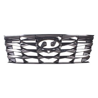 HYUNDAI TUCSON HYBRID/PLUG-IN HYBRID GRILLE SMOKE-BLACK CHROME (W/CAMERA) **CAPA** OEM#86350N9110 2022-2024 PL#HY1200250C
