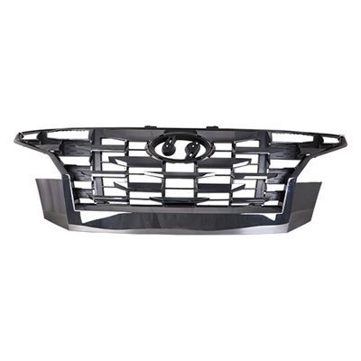 HYUNDAI SANTA CRUZ GRILLE BLACK W/DARK-CHROME MLDG (NIGHT/XRT/LIMITED) **CAPA** OEM#86350K5100TRC 2022-2024 PL#HY1200290C