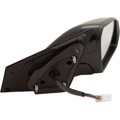 HYUNDAI SONATA DOOR MIRROR RIGHT (Passenger Side) PWR/HTD/SIGNAL (W/BSD)(WO/MEMORY)(TXT-BLACK BASE/PTM CVR) OEM#87620C2020 2015-2017 PL#HY1321236