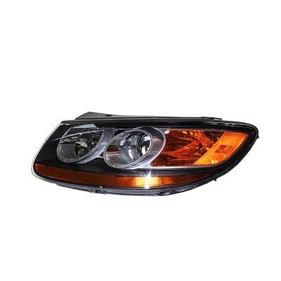HYUNDAI SANTA FE HEAD LAMP ASSEMBLY LEFT (Driver Side) (FROM:7-11-07)(3 BULBS TYPE) OEM#921010W060 2007-2009 PL#HY2502150