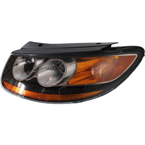 HYUNDAI SANTA FE HEAD LAMP ASSEMBLY LEFT (Driver Side) (LOWER SIGN AMBER)**CAPA** OEM#921010W100 2010-2011 PL#HY2502156C