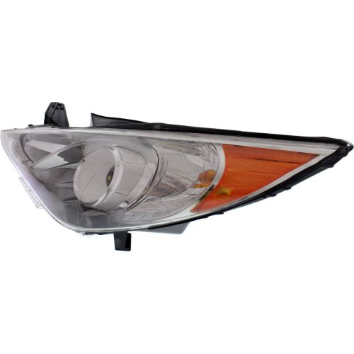 HYUNDAI SONATA HEAD LAMP ASSEMBLY LEFT (Driver Side) (HALOGEN) (SE/LTD)(CHR BEZEL) OEM#921013Q100 2011-2014 PL#HY2502157