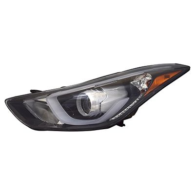HYUNDAI ELANTRA SEDAN  HEAD LAMP ASSY LEFT (Driver Side) (W/ LED)(USA) OEM#921013Y510 2014-2016 PL#HY2502186