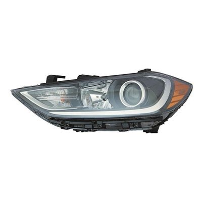 HYUNDAI ELANTRA SEDAN HEAD LAMP ASSEMBLY LEFT (Driver Side) (WO/DRL)(KOREA)(SE)**CAPA** OEM#92101F2040 2017-2018 PL#HY2502203C