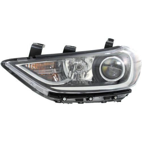 HYUNDAI ELANTRA SEDAN HEAD LAMP ASSY LEFT (Driver Side) (HALGEN)(W/LED DRL IN BMP)(EXC SPORT) OEM#92101F2050 2017-2018 PL#HY2502204