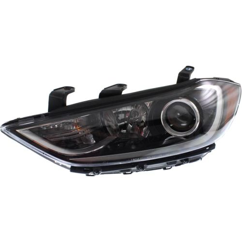 HYUNDAI ELANTRA SEDAN  HEAD LAMP ASSY LEFT (Driver Side) (HALOGEN)(WO/DRL IN BMP)(EXC SPORT)**CAPA** OEM#92101F2040 2017-2018 PL#HY2502206C