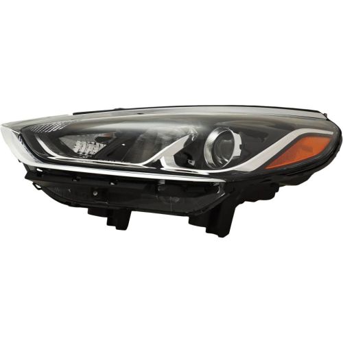 HYUNDAI SONATA HEAD LAMP ASSEMBLY LEFT (Driver Side) (HALOGEN)**CAPA** OEM#92101C2500 2018-2019 PL#HY2502217C