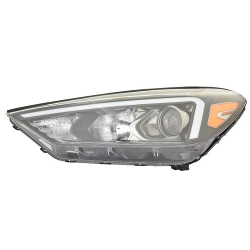 HYUNDAI TUCSON HEAD LAMP ASSY LEFT (Driver Side) (HALOGEN)(WO/LED POSITION LAMP) **CAPA** OEM#92101D3500 2019-2021 PL#HY2502234C