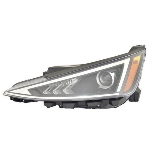 HYUNDAI ELANTRA SEDAN  HEAD LAMP ASSY LEFT (Driver Side) (HALOGEN)(WO/LED DRL)(KOREA)**CAPA** OEM#92101F2540 2019-2020 PL#HY2502239C