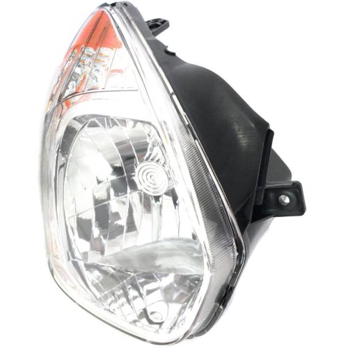 HYUNDAI ACCENT SEDAN HEAD LAMP ASSEMBLY RIGHT (Passenger Side) (HEAD/LAMP SOCKET 4HOLE/3PIN) OEM#921021E011 2006-2011 PL#HY2503144