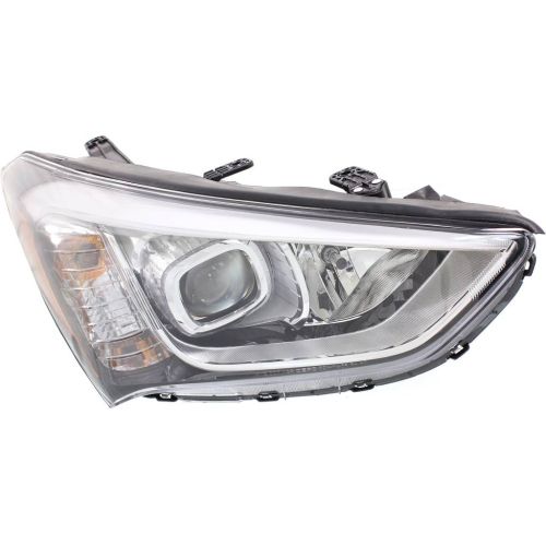 HYUNDAI SANTA FE /SANTA FE XL (3.3L) HEAD LAMP ASSEMBLY RIGHT (Passenger Side) (HALOGEN)**CAPA** OEM#92102B8020 2013-2016 PL#HY2503175C