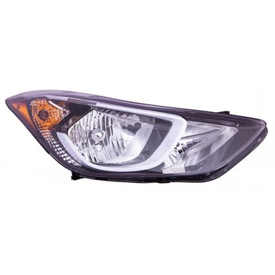 HYUNDAI ELANTRA SEDAN  HEAD LAMP ASSY RIGHT (Passenger Side) (WO/LED) OEM#921023X280 2014-2016 PL#HY2503189