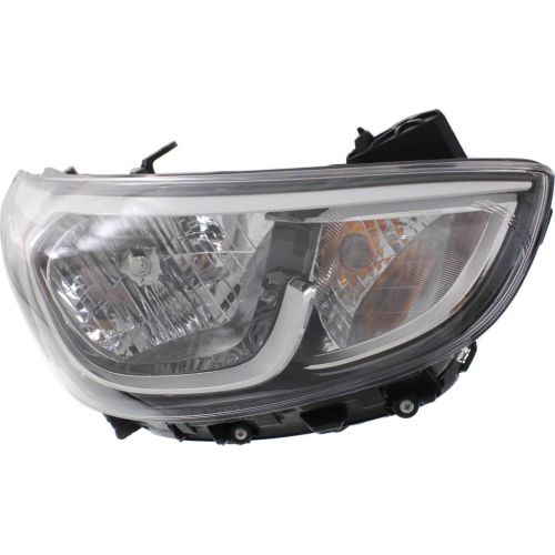 HYUNDAI ACCENT HATCHBACK  HEAD LAMP ASSY RIGHT (Passenger Side) (HALOGEN) OEM#921021R710 2015-2017 PL#HY2503192