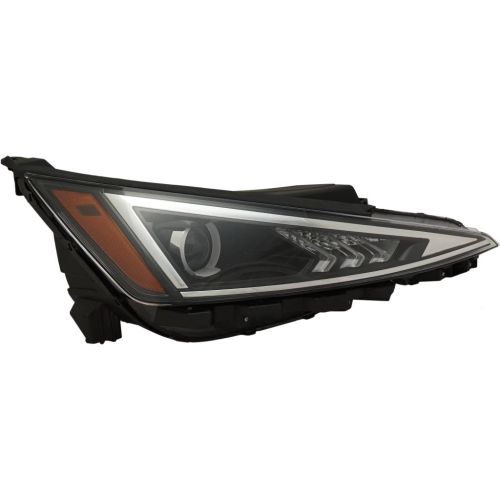 HYUNDAI ELANTRA SEDAN  HEAD LAMP ASSY RIGHT (Passenger Side) (HALOGEN)(WO/LED DRL)(USA) OEM#92102F3500 2019-2020 PL#HY2503233