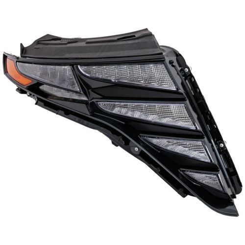 HYUNDAI TUCSON DAYTIME RUNNING LAMP ASSY RIGHT (Passenger Side) BLACK (SE/SEL)(KOREA) **CAPA** OEM#92208N9160 2022-2024 PL#HY2563119C