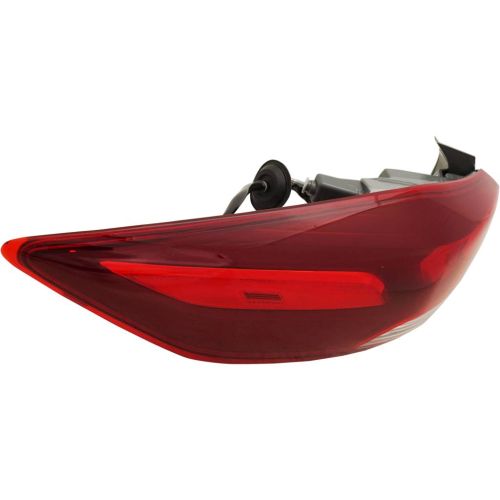 HYUNDAI ELANTRA SEDAN TAIL LAMP ASSEMBLY LEFT (Driver Side) (OUTER)(KOREA)(STD BULB)**CAPA** OEM#92401F2020 2017-2018 PL#HY2804142C
