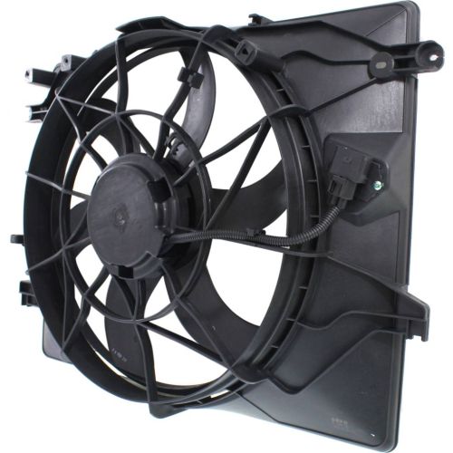 HYUNDAI GENESIS COUPE RADIATOR & A/C FAN ASSEMBLY (3.8L) OEM#253802M250 2010-2012 PL#HY3115128
