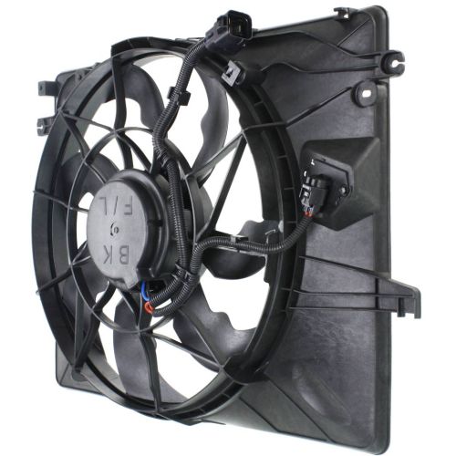 HYUNDAI GENESIS COUPE  RADIATOR & A/C FAN ASSY (2.0L) OEM#253802M500 2013-2014 PL#HY3115147