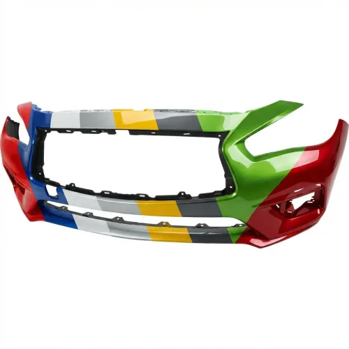 INFINITI Q50  FRONT BUMPER COVER PRIMED (WO/SENSOR)(PURE/LUXE) OEM#620226HH0H 2018-2023 PL#IN1000284