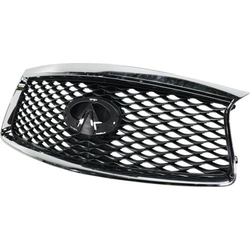 INFINITI QX60  GRILLE CHROME/GRAY (WO/CAMERA) **CAPA** OEM#623109NC0A 2016-2020 PL#IN1200135C