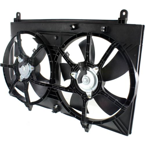 INFINITI FX35/FX45 RADIATOR & A/C FAN ASSEMBLY (3.5L)(DUAL FAN)(WO/ HARNESS) OEM#21481CL80A 2003-2008 PL#IN3115104
