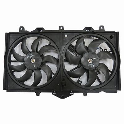 INFINITI Q50 HYBRID RADIATOR & A/C FAN ASSEMBLY (DUAL FAN)(W/ MODULE) OEM#214814GA0A 2014-2018 PL#IN3115112