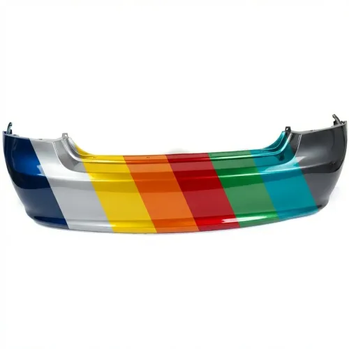 KIA SPECTRA SEDAN (New Style/W/ 2.0L) REAR BUMPER COVER PRIMED OEM#866112F500 2007-2009 PL#KI1100136