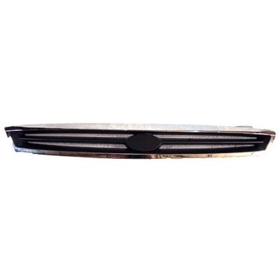 KIA RIO  GRILLE ASSY CHROME OEM#0K34A50710 2001-2002 PL#KI1200101