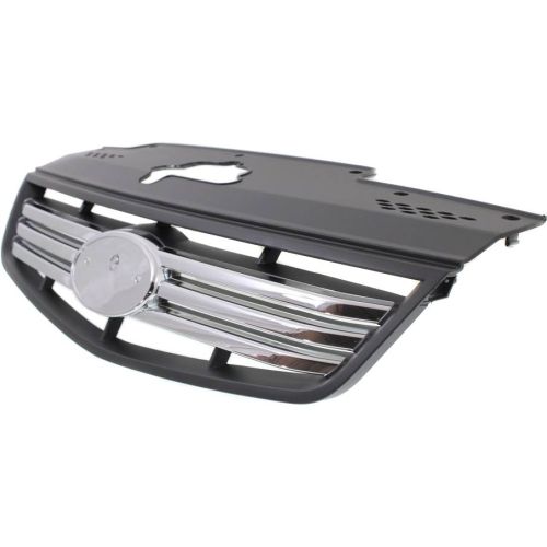 KIA RIO5 HATCHBACK GRILLE CHR/BLK (BAR TYPE) **CAPA** OEM#863611G210 2006-2009 PL#KI1200129C