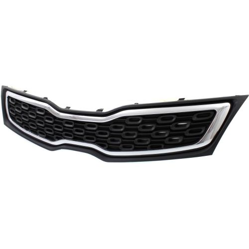 KIA RIO SEDAN GRILLE CHR/BLK OEM#863501W010 2012-2015 PL#KI1200151