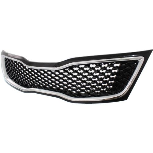 KIA OPTIMA GRILLE ASSEMBLY CHROME (LTD/SX/SXL)(USA BUILT) OEM#863504C700 2014-2015 PL#KI1200161