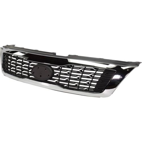 KIA SEDONA MINIVAN  GRILLE CHROME-BLACK OEM#863504D800 2011-2012 PL#KI1200168