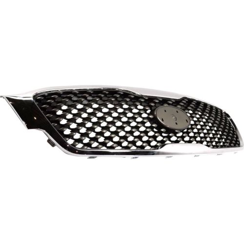 KIA SORENTO  GRILLE ASSY D-GRAY/CHROME FRAME (W/LED FOG LAMP)(WO/CAMERA)**CAPA** OEM#86380C6010MS5 2016-2018 PL#KI1200199C