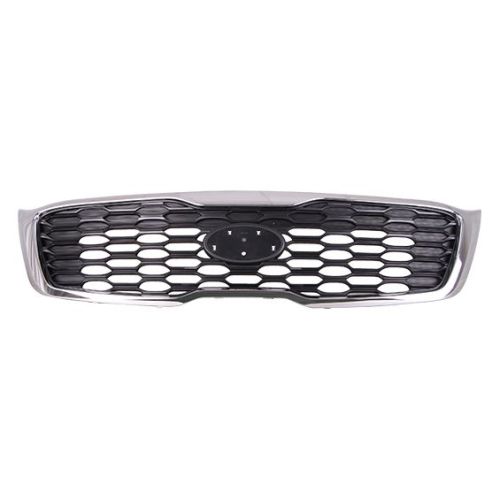 KIA SORENTO  GRILLE CHROME/MAT-BLACK (L/LX) OEM#86380C6500 2019-2020 PL#KI1200207