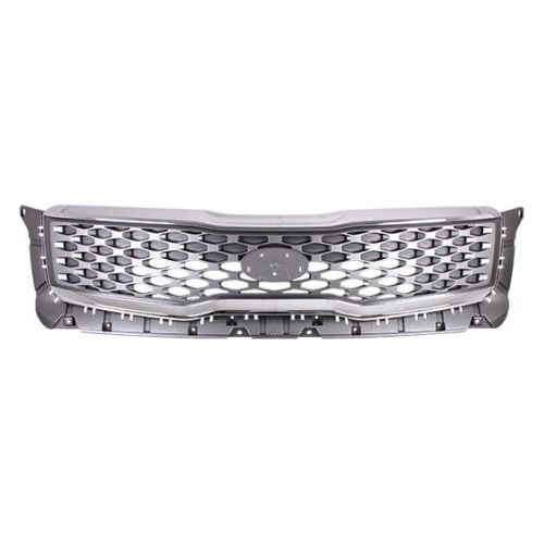 KIA TELLURIDE  GRILLE SILVER GRAY W/CHROME MLDG (LX) **CAPA** OEM#86350S9000 2020-2021 PL#KI1200208C