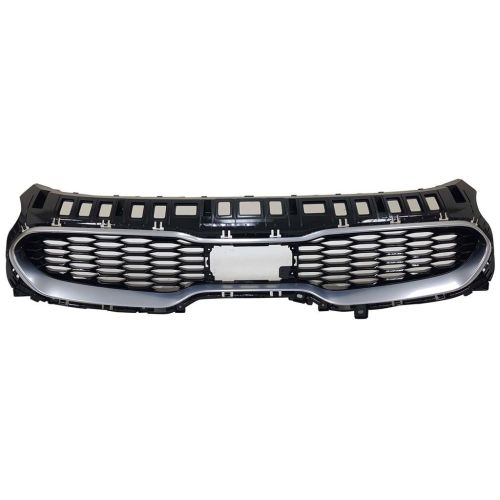 KIA STINGER  GRILLE CHROME-SILVER/BLACK (PREMIUM) OEM#86355J5200 2018-2021 PL#KI1200224