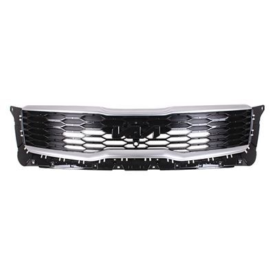 KIA TELLURIDE GRILLE PTD BLACK W/CHROME PTD SATIN MLDG (SX)(W/CAMERA) OEM#863A0S9000 2022 PL#KI1200232