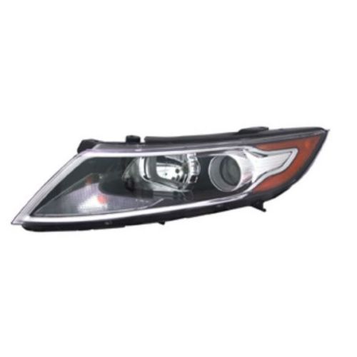 KIA OPTIMA HYBRID HEAD LAMP ASSY LEFT (Driver Side) (HALOGEN) **CAPA** OEM#921014U020 2011-2013 PL#KI2502156C