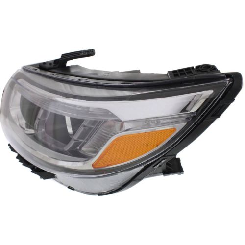 KIA SORENTO  HEAD LAMP ASSY LEFT (Driver Side) (HALOGEN)(EX/SX)(W/ LED) OEM#921011U600 2014-2015 PL#KI2502165