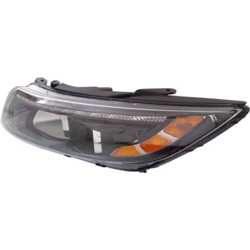 KIA OPTIMA  HEAD LAMP ASSY LEFT (Driver Side) ( HALOGEN)(W/ LED) OEM#921014C551 2014-2015 PL#KI2502176