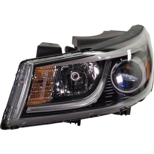 KIA SEDONA MINIVAN  HEAD LAMP ASSY LEFT (Driver Side) (HALOGEN)(W/STRING LED)(EX)**CAPA** OEM#92101A9120 2015-2018 PL#KI2502183C
