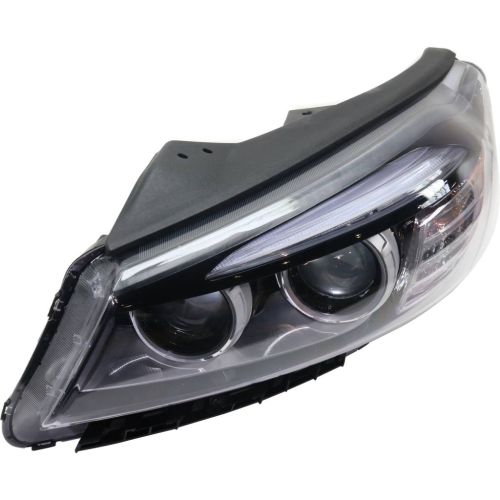 KIA SORENTO HEAD LAMP ASSEMBLY LEFT (Driver Side) (HALOGEN)(L/LX/EX)(W/ LIGHT BAR LED)**CAPA** OEM#92101C6000 2016-2018 PL#KI2502185C